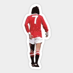 George Best - Manchester United Sticker